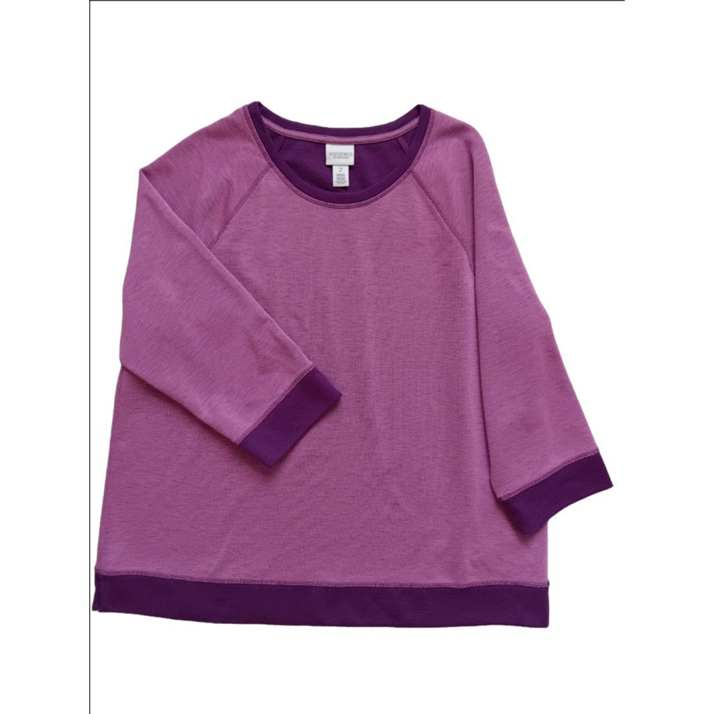 Women's Weekends by Chico's Top Size 2 Purple